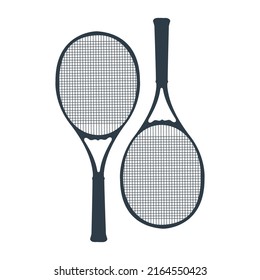 Tennis racket and tennis ball icon symbol vector, Modern design , isolated on white background, illustration Vector EPS 10 , can use for  Tennis Championship and Tennis Team Logo