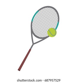 tennis racket and ball sport game competition elements