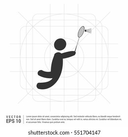 Tennis racket and tennis ball, vector icon

