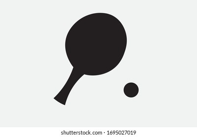 Raqueta de tenis y pelota. Ilustración vectorial.
