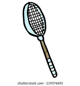 tennis racket cartoon