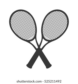 tennis racket equipment icon