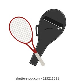 tennis racket equipment icon