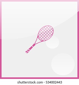 Tennis racket - tennis gear for the game.