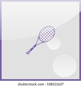 Tennis racket - tennis gear for the game.