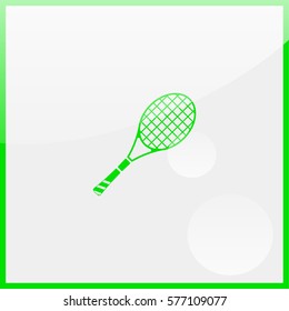 Tennis racket - tennis gear for the game.