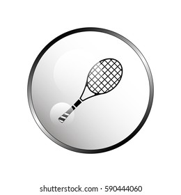 Tennis racket - tennis gear for the game.