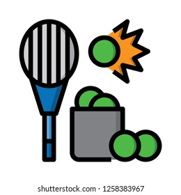 Tennis racket icon