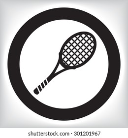 Tennis racket icon