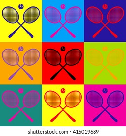 Tennis racket icon