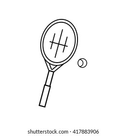 Tennis Racket Icon
