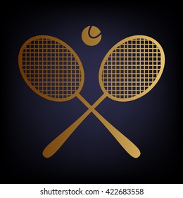 Tennis racket icon