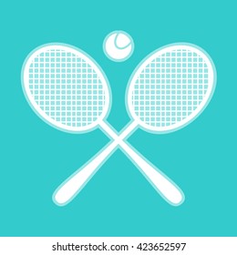 Tennis racket icon