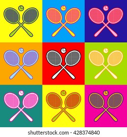 Tennis racket icon