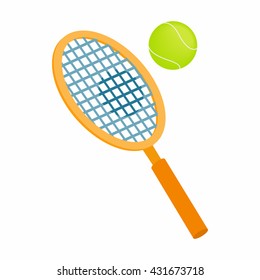 Tennis racket icon