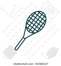 tennis racket icon