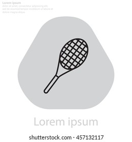 tennis racket icon