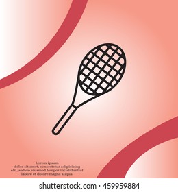 tennis racket icon