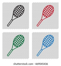 tennis racket icon