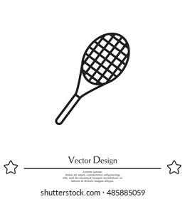 tennis racket icon