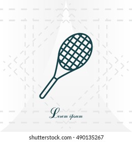 tennis racket icon