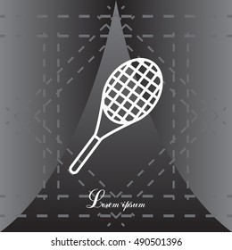 tennis racket icon