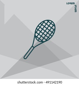 tennis racket icon