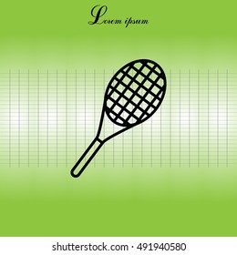 tennis racket icon