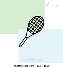 tennis racket icon