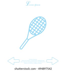 tennis racket icon