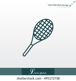 tennis racket icon