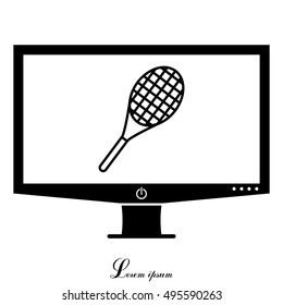 tennis racket icon