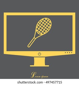 tennis racket icon