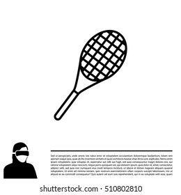 tennis racket icon