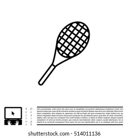 tennis racket icon