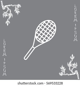 tennis racket icon