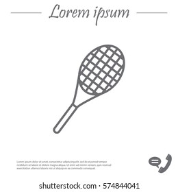 tennis racket icon