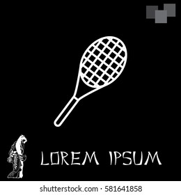 tennis racket icon