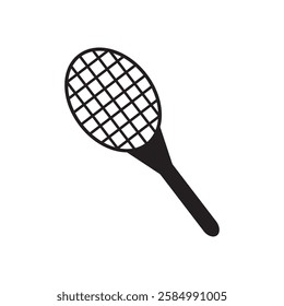 tennis racket icon illustration flat