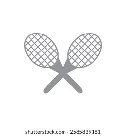 tennis racket icon illustration flat