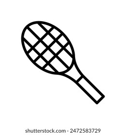 raqueta de tenis icono símbolo Plantilla de Vector 