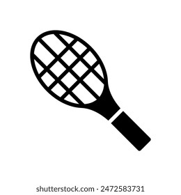 tennis racket icon symbol vector template 