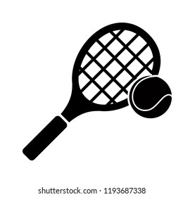 tennis racket icon vector