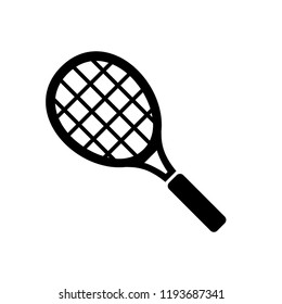 tennis racket icon vector