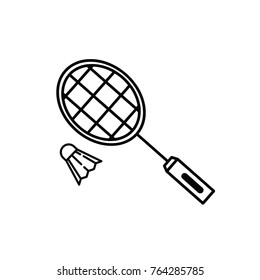tennis racket icon vector