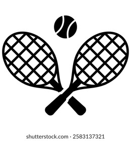 tennis racket icon vector design templates