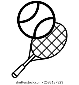 tennis racket icon vector design templates