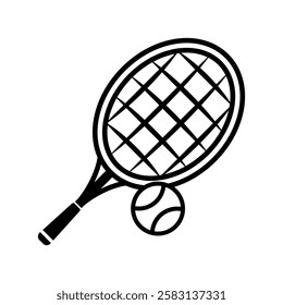 tennis racket icon vector design templates