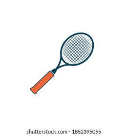 tennis racket icon vector illustration design template web