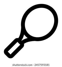 Tennisschläger-Symbol für Web, App, Infografik, etc